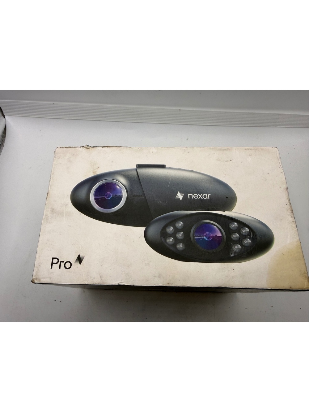 Nexar Pro GPS Dual Dash Cam Front Cabin Camera 128GB SD Card Tested Works